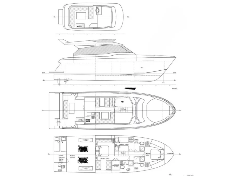 Custom-built Motoryacht (Serpil D) Plan image - 13