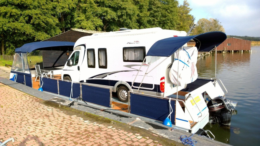 Photo #4 - TechnusTrimaran-Schwimmplattform (Wechsel-Wassercamper mit eigenem Fahrzeug (1)) en Jabel - 2795