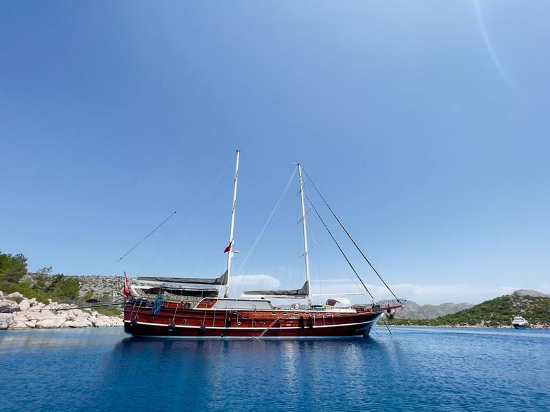 Photo #1 - Motorsailer (Kaptan Mehmet Bugra) in marina - 3375