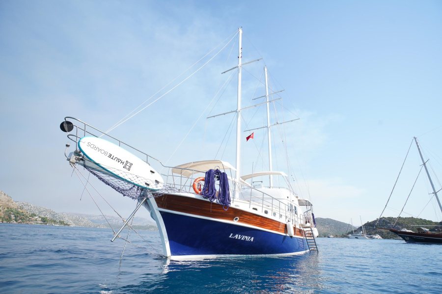 Photo #1 - motorsailer (Lavinia) in marina - 3376