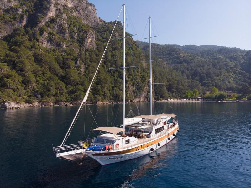 Photo #1 - motorsailer (Queen Of RTT) in marina - 3379