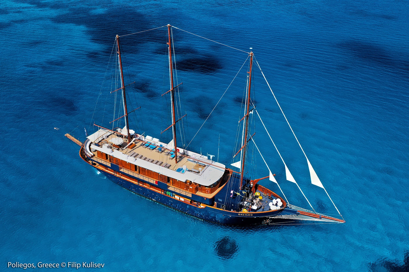 Photo #4 - Motor Sailer (Galileo) in Atene - 3105