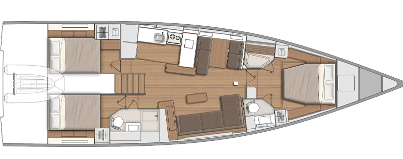 Beneteau First Yacht 53 (On y va)  - 1