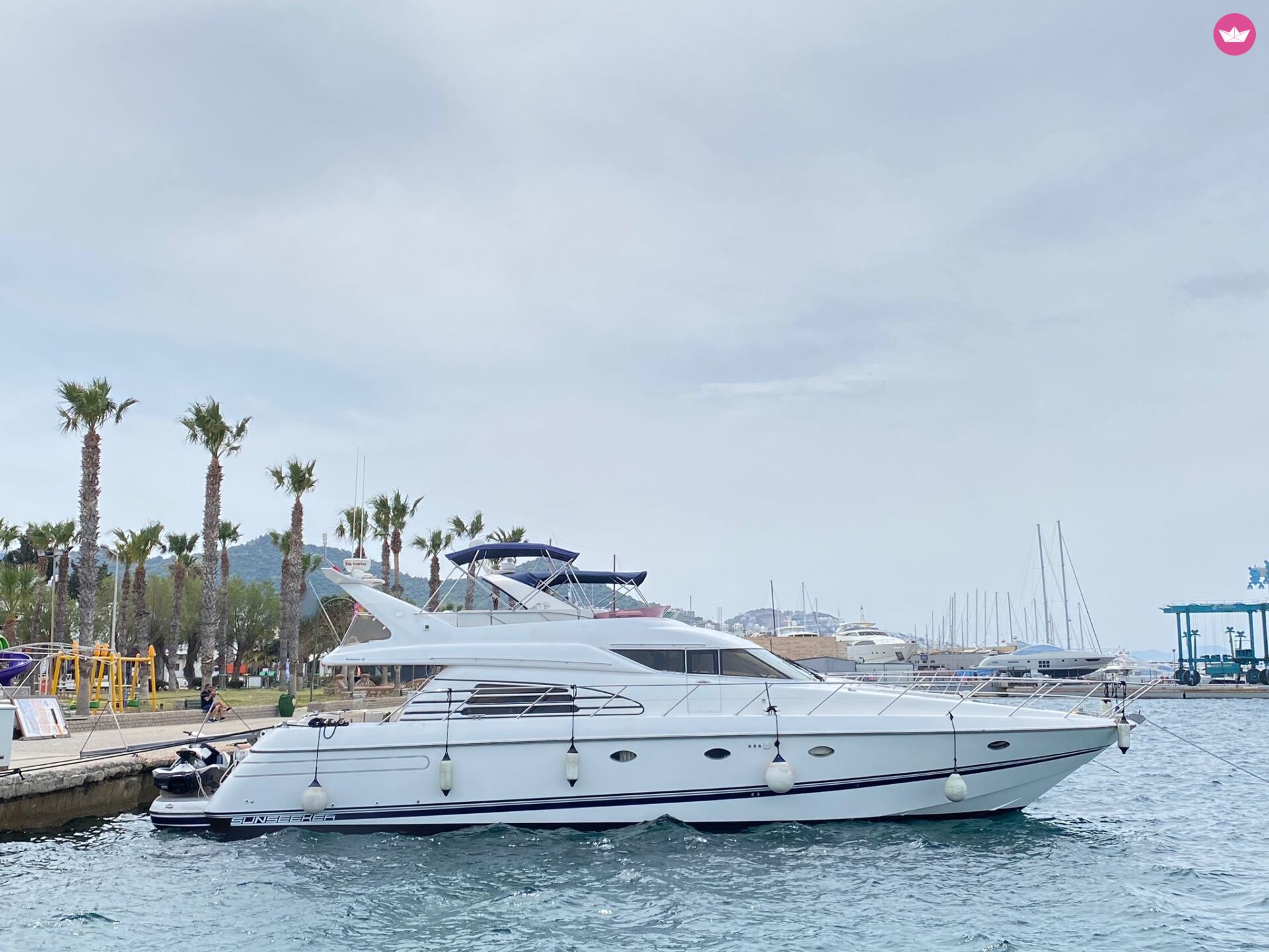 Photo #4 - Motorboat Sunseeker Manhattan 62 (Motorboat Manhattan) in Bodrum - 3197