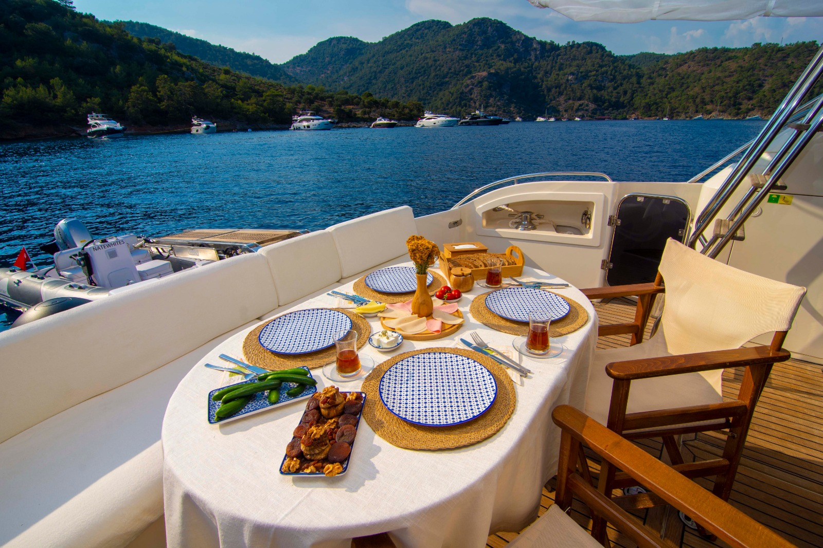 Photo #5 - Princess 56 Flybridge (NateWhite) en Gocek - 3227