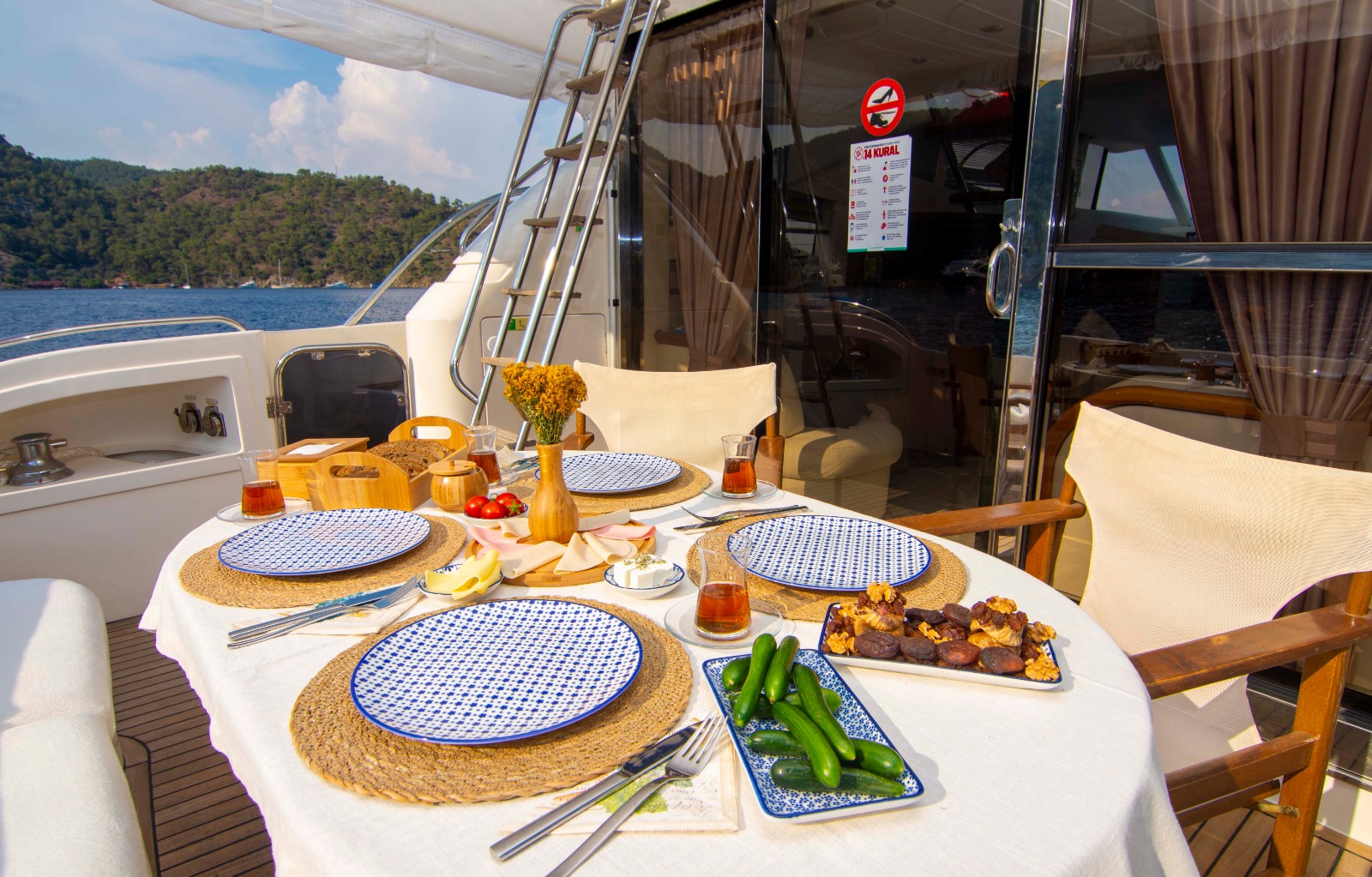 Photo #11 - Princess 56 Flybridge (NateWhite) en Gocek - 3227