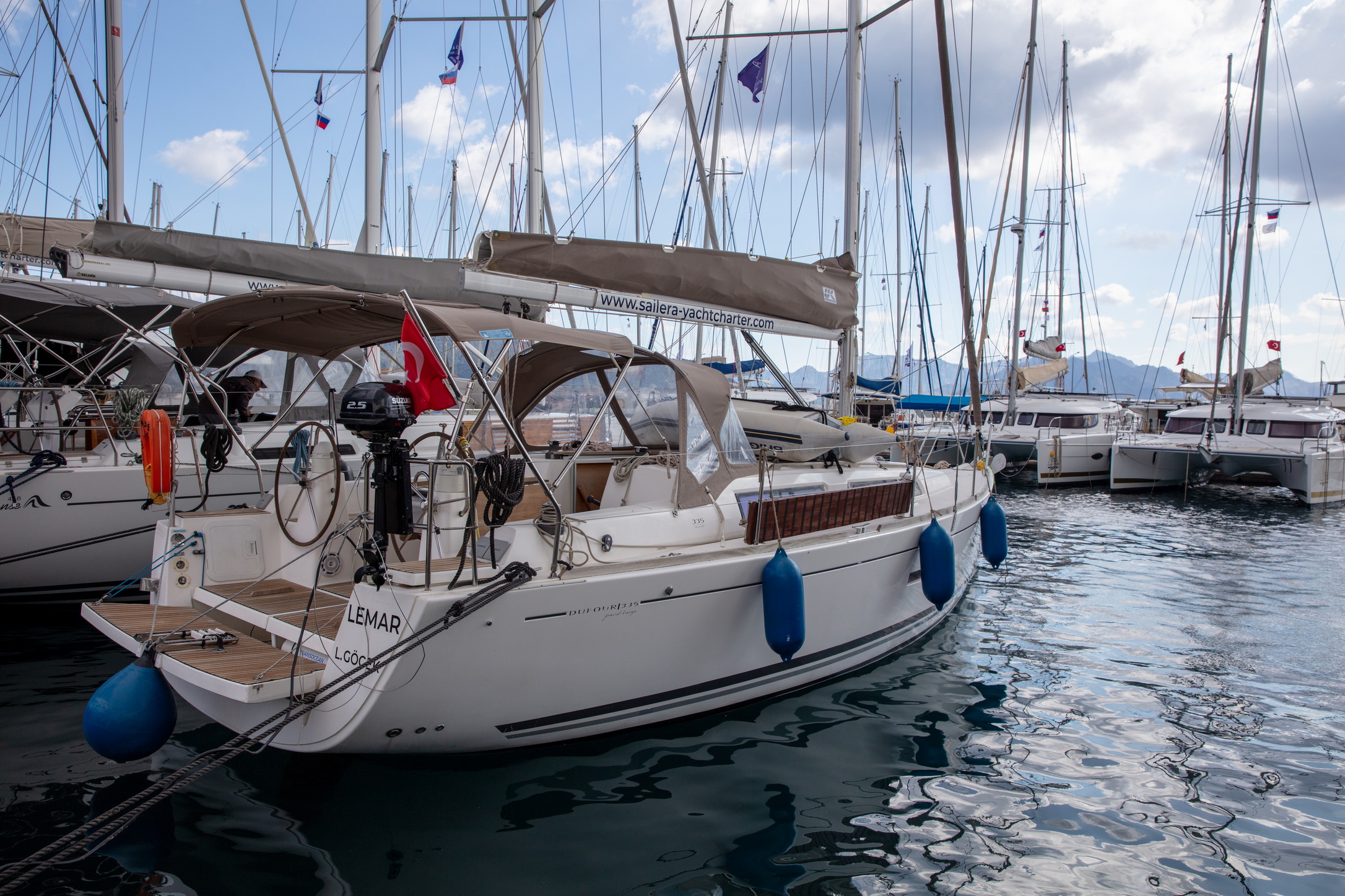 Photo #13 - Dufour 355 GL (Lemar) in Marmaris - 3357