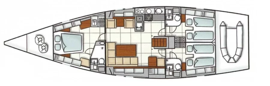 Hanse 540 (FolieA2)  - 6