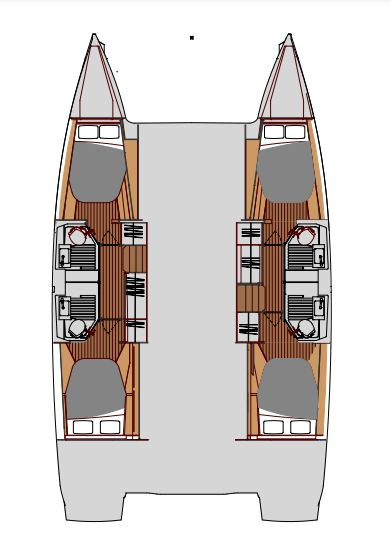 Photo #9 - FOUNTAINE PAJOT ASTREA 42 (FOUNTAINE PAJOT ASTREA 42) in Ajaccio - 3507