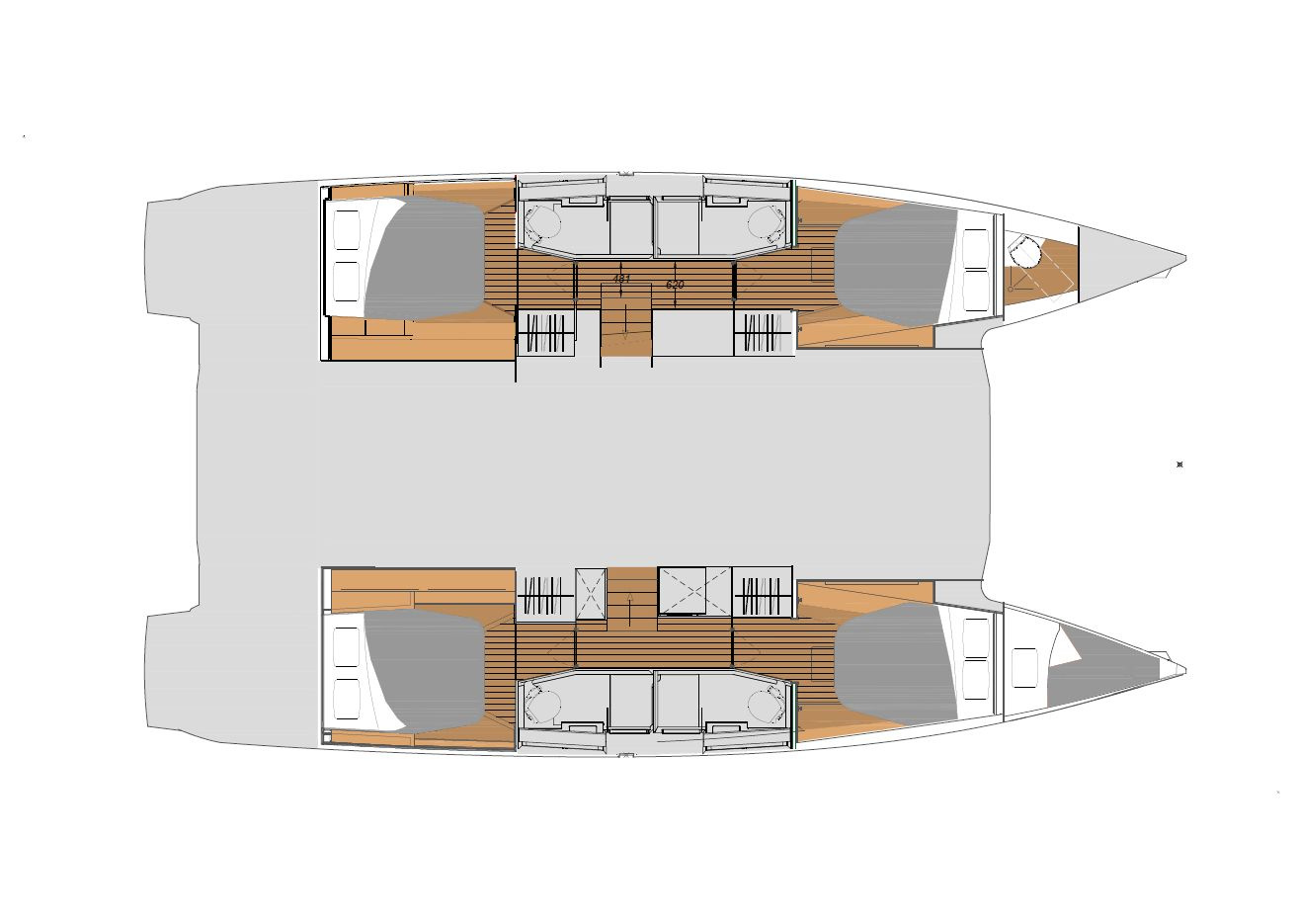 Photo #3 - FOUNTAINE PAJOT ELBA 45 (FOUNTAINE PAJOT ELBA 45) in Ajaccio - 3508
