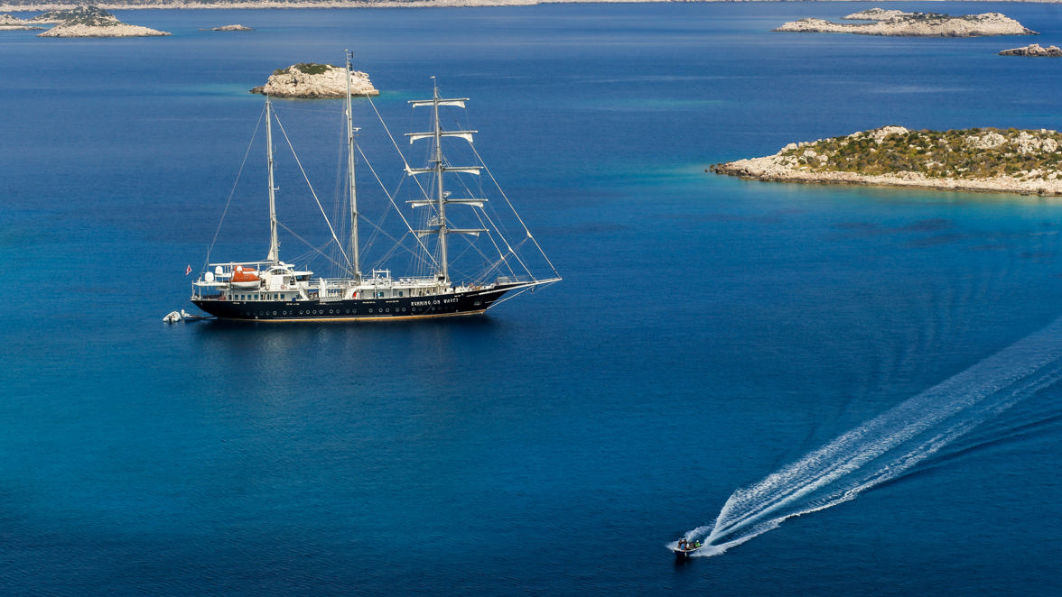 Photo #13 - Schooner - sailing cruise ship (Running on Waves) in Corfu - 61805