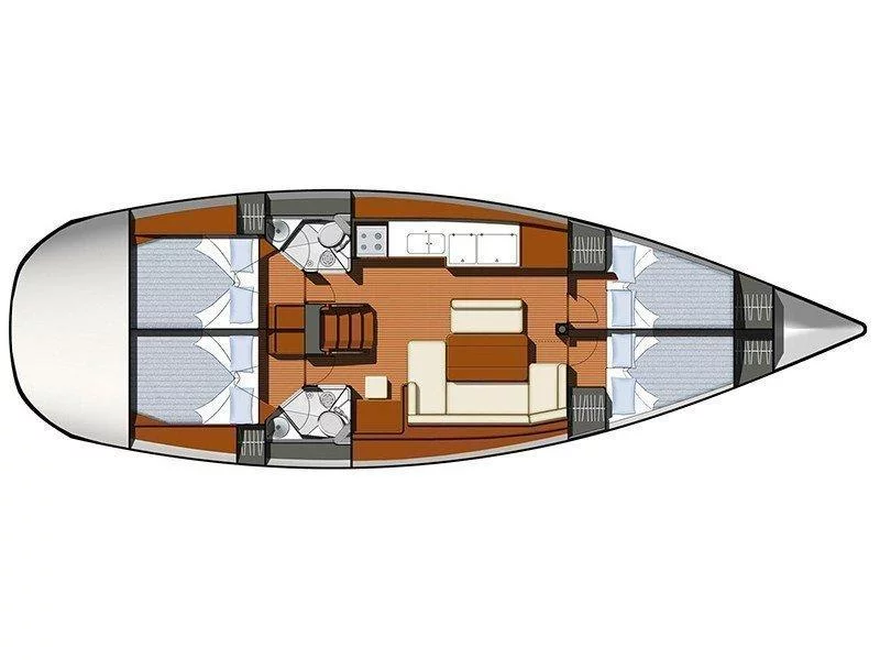 SUN ODYSSEY 44I (Cap West 44)  - 348
