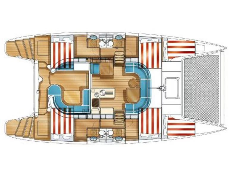 Nautitech 441 (Atalanta) Plan image - 3
