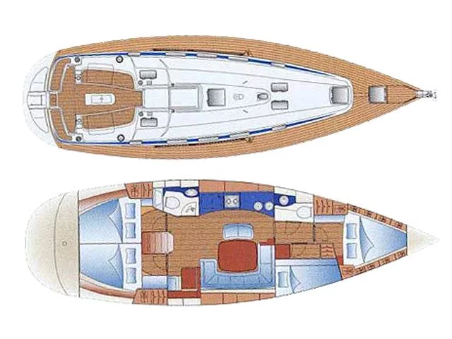 Bavaria 44 (Danai (with Bowthruster, Solar Panels, New Sails)) Plan image - 15