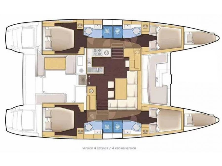 Lagoon 46/12 Skippered (ZALINA) Plan image - 27