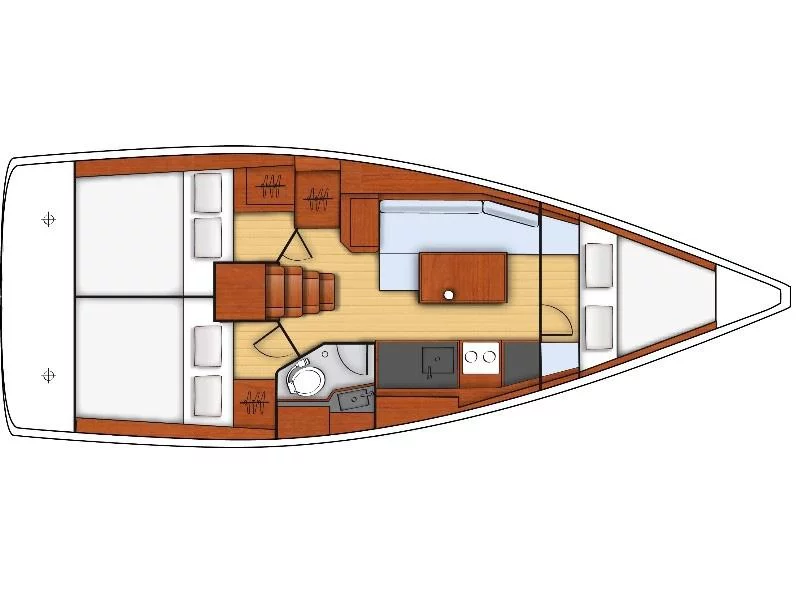 Oceanis 35 (Black Opium) Plan image - 10