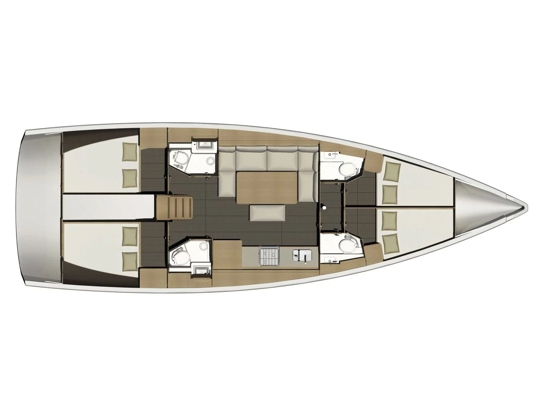 Dufour 460 Grand Large (Millennium Falcon) Plan image - 6