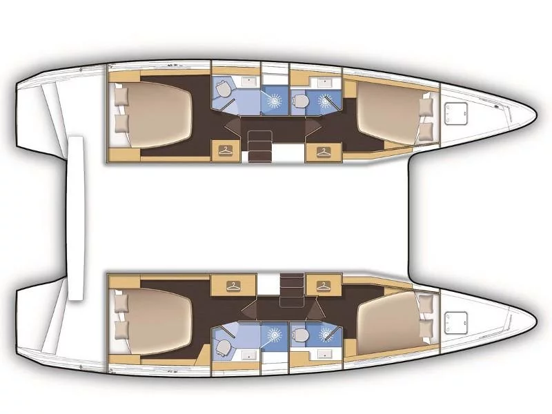 Lagoon 42 (LEGGIERO) Plan image - 12