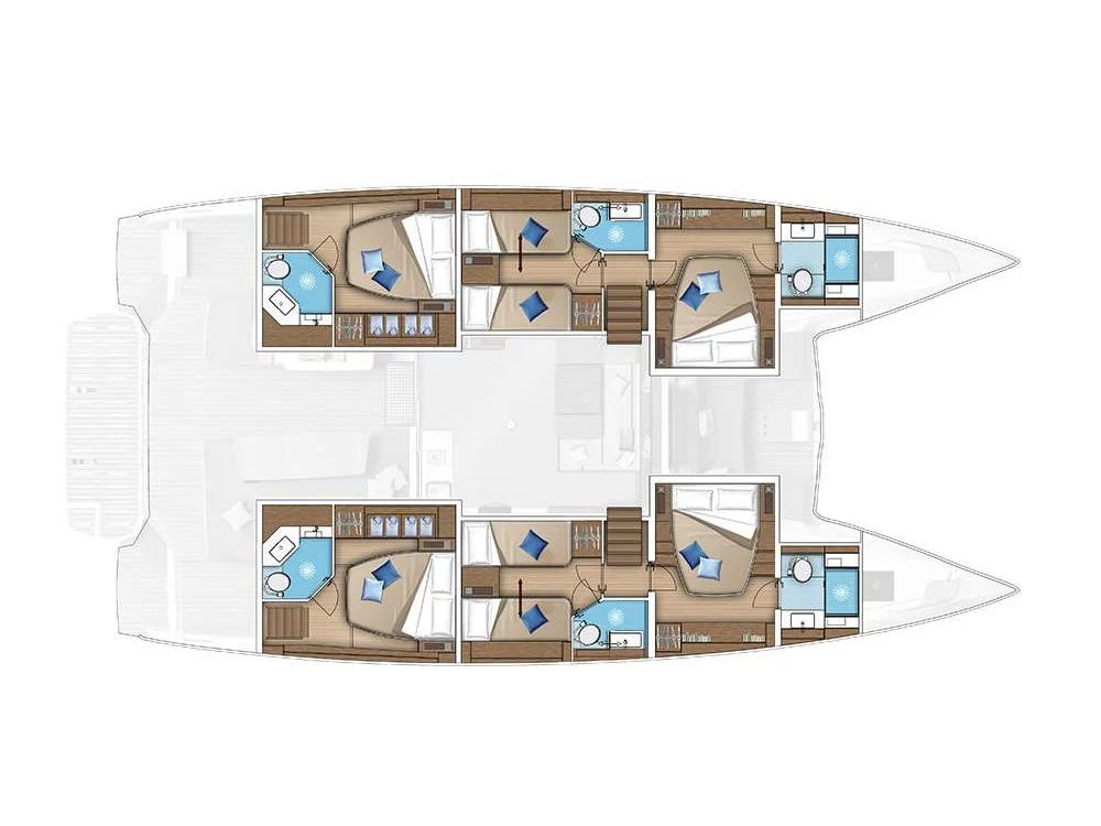 Lagoon 55 5cab (VALIUM 55) Plan image - 20