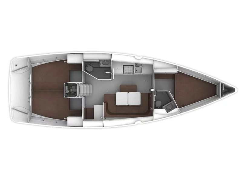 BAVARIA C 41 BT (PATRIZIA) Plan image - 2