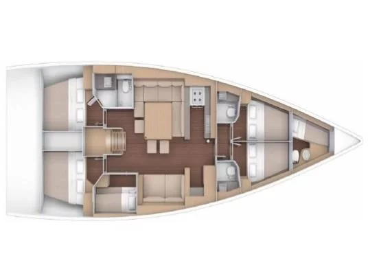 Dufour 56 (Eleonora) Plan image - 1