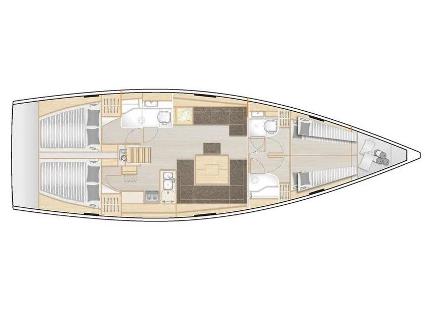 Hanse 458 (Arctic Whisper) Plan image - 6