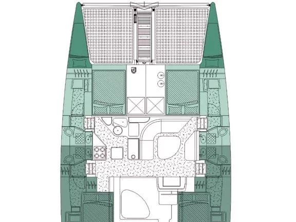 Voyage 440 (Alboran Ron Punch (Cabo Verde)) Plan image - 1