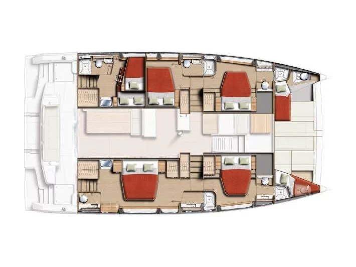 Bali 5.2-5 cabins (Infinity) Plan image - 1