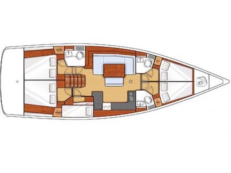 Oceanis 48 (Hesperus - Standard line) Plan image - 12