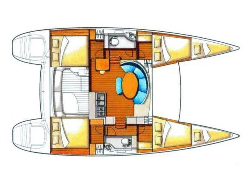 Lagoon 380 S2 (AIR) Plan image - 1