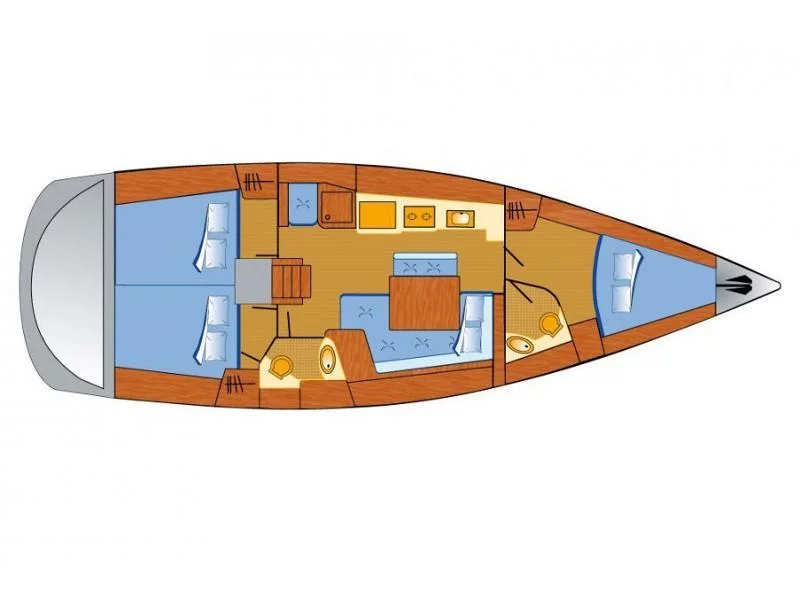 Oceanis 43 (Jala one) Plan image - 1