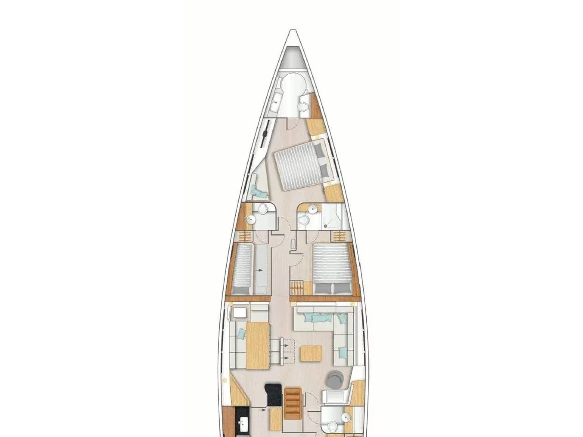 Hanse 675 (ALIZEE) Plan image - 2