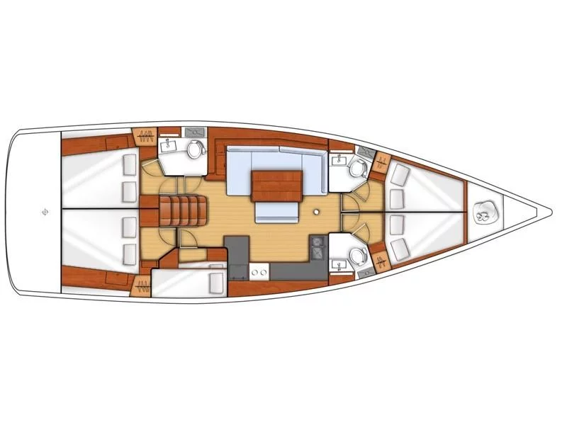 Oceanis 48 (ORESTES) Plan image - 11