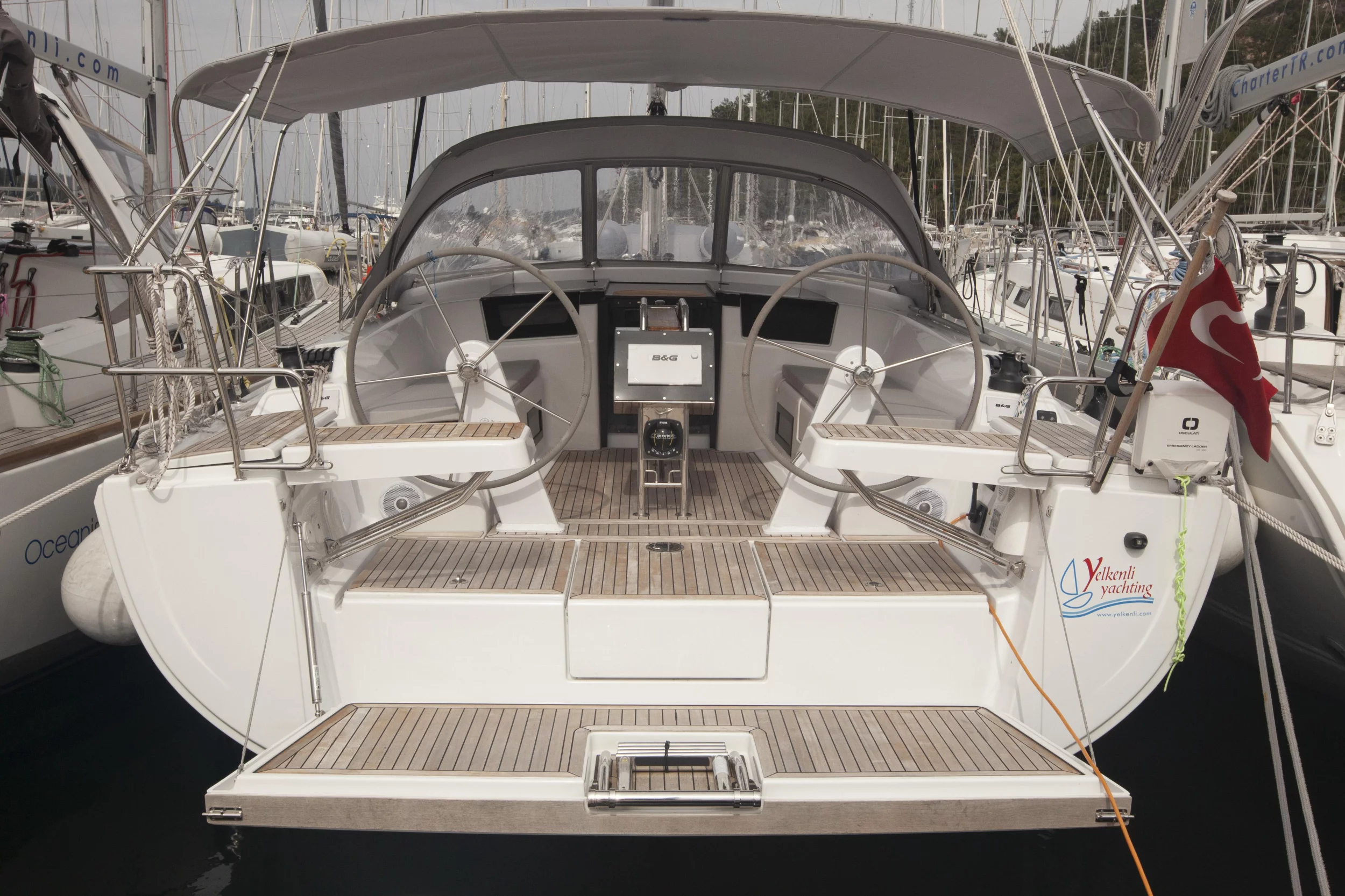 Hanse 388 (Atlas) Transom - 6