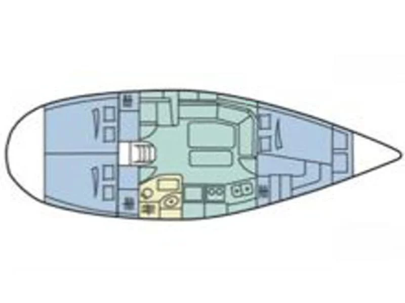 Dufour 36 Classic (PIAMA) Plan image - 2