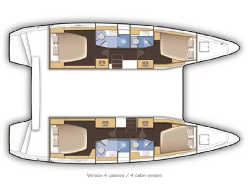 Lagoon 42 (Aeolian Breeze) Plan image - 3