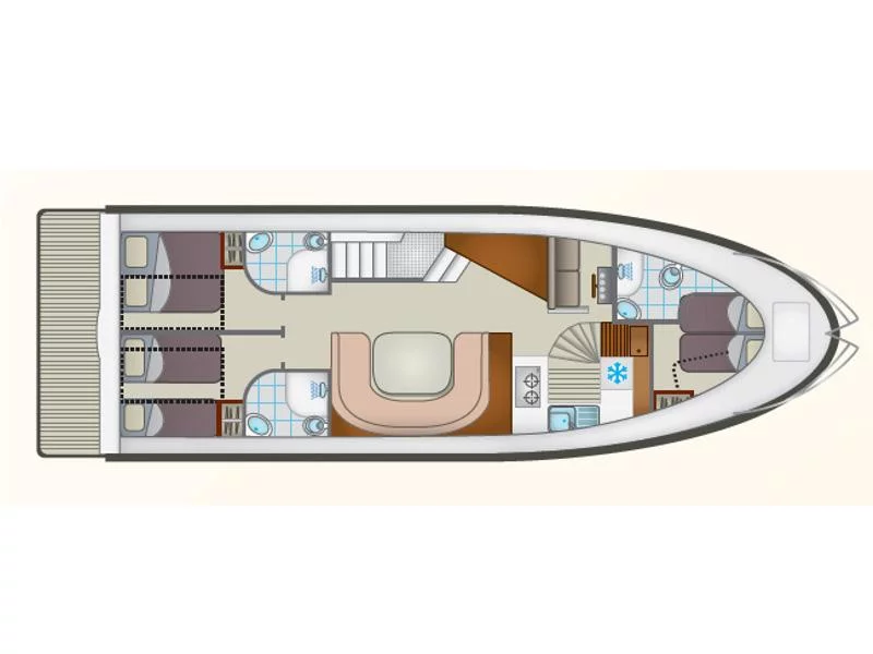 Cruiser Premium 6 pers (E700-41) Plan image - 6