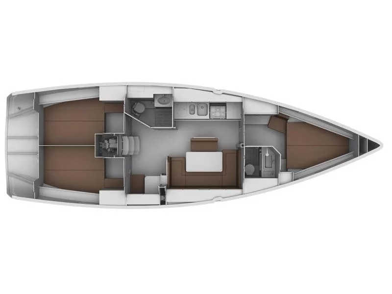 Bavaria Cruiser 40 (S/Y Klelia) Plan image - 1