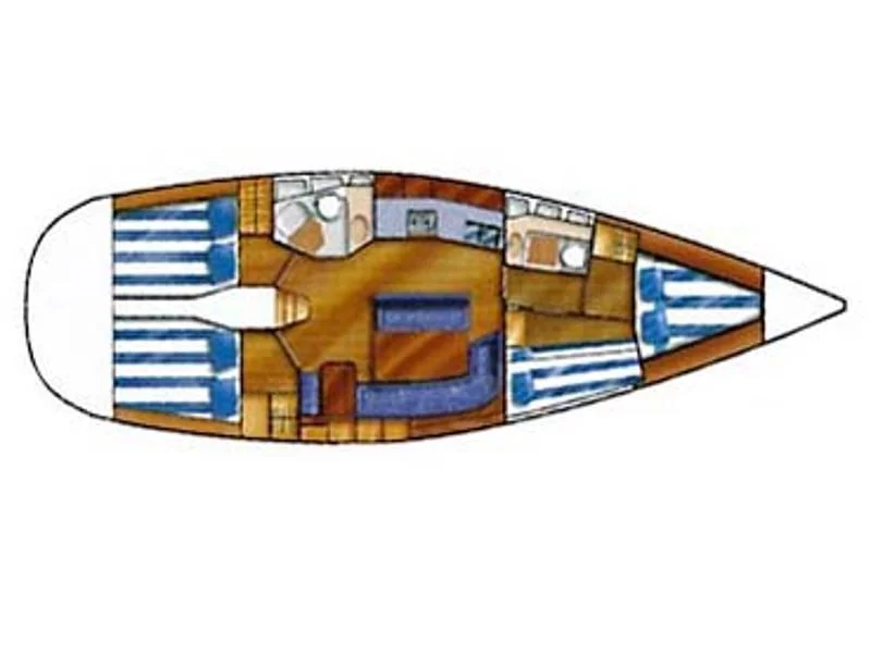 Dufour 43 (Andromeda) Plan image - 12