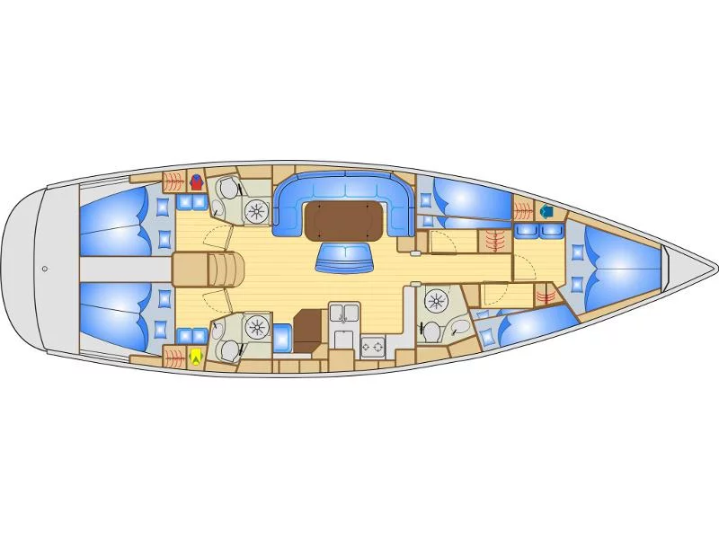 Bavaria 50 (Canelupo) Plan image - 1