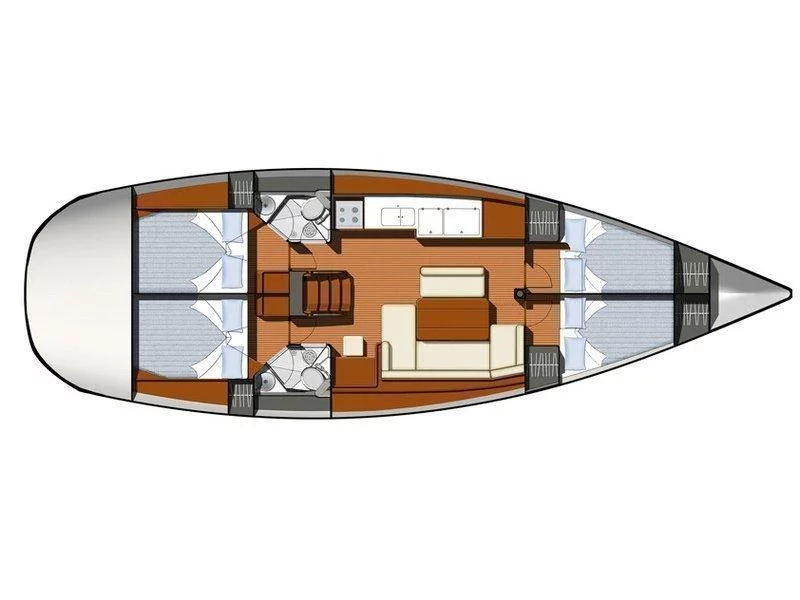 SUN ODYSSEY 44I (TEWA)  - 9