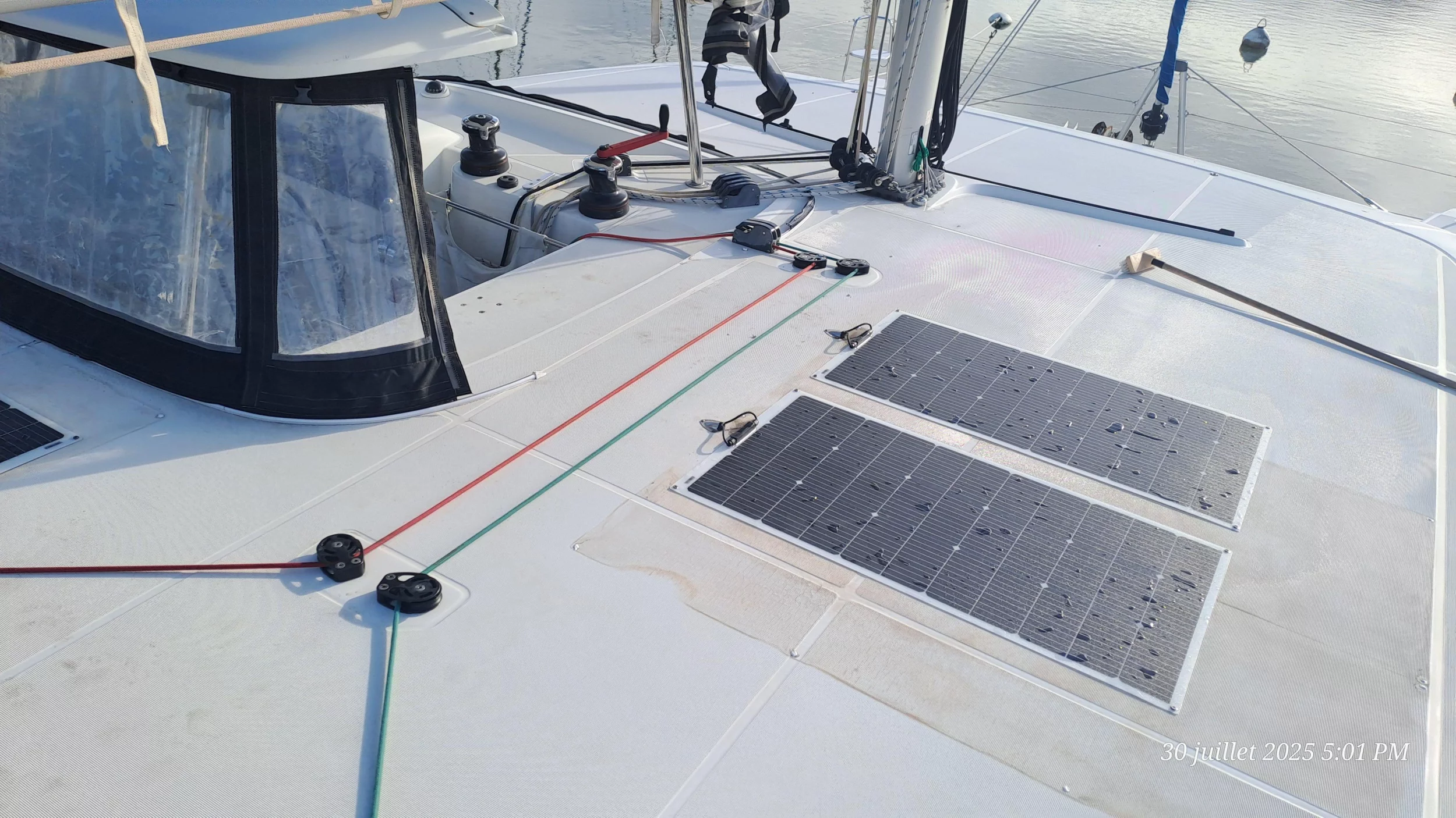 Lagoon 42 (Uiara) Solar Panels 2 - 8