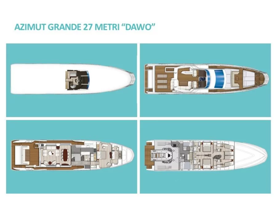 Azimut Grande 27 (Dawo) Plan image - 18