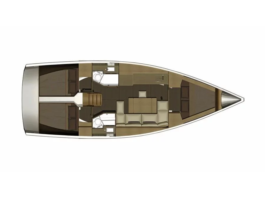 Dufour 382 Grand Large (Fortuna) Plan image - 12