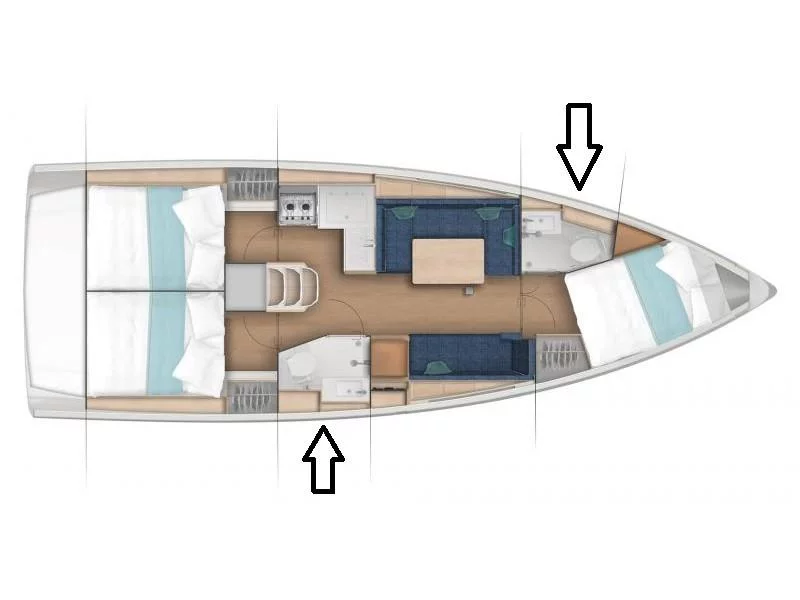 Sun Odyssey 380 (ORION) Plan image - 1