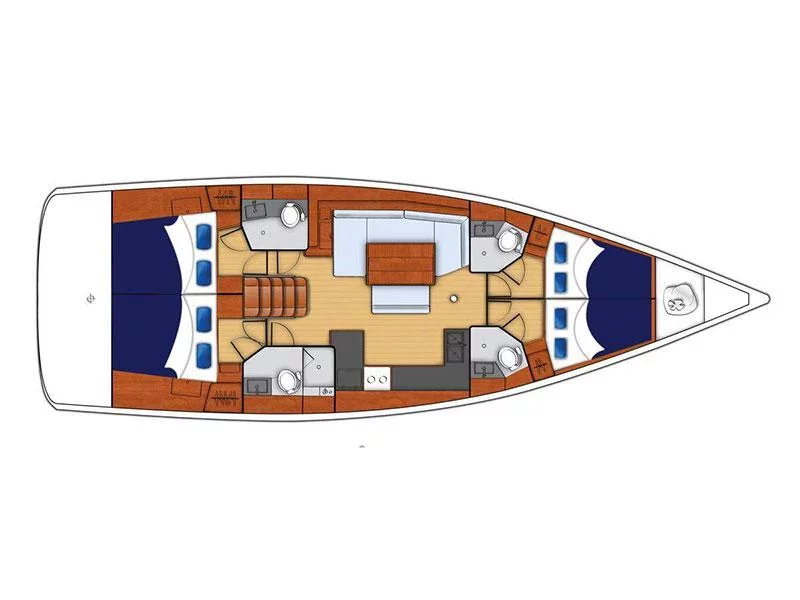 Oceanis 48 () Plan image - 4