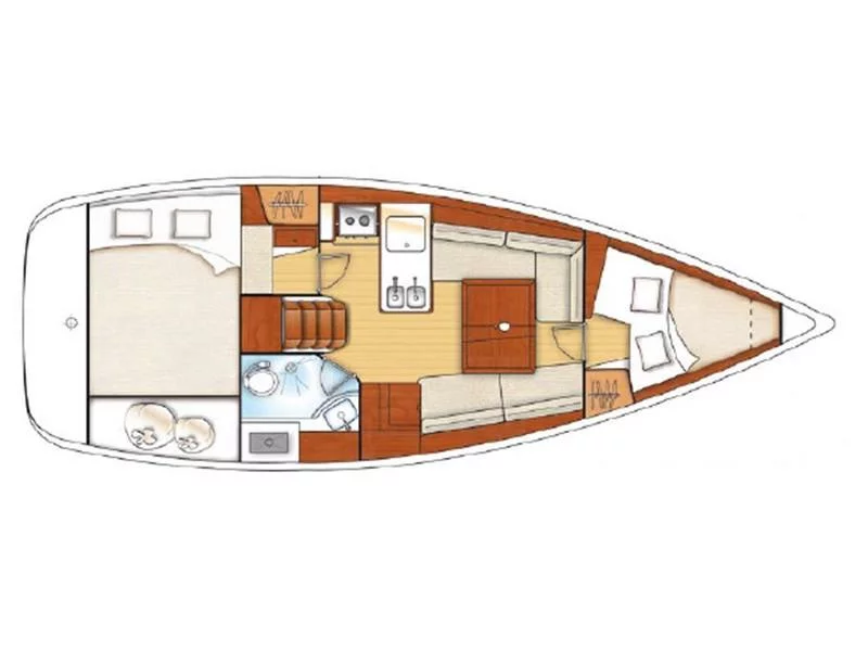 Oceanis 31 () Plan image - 5