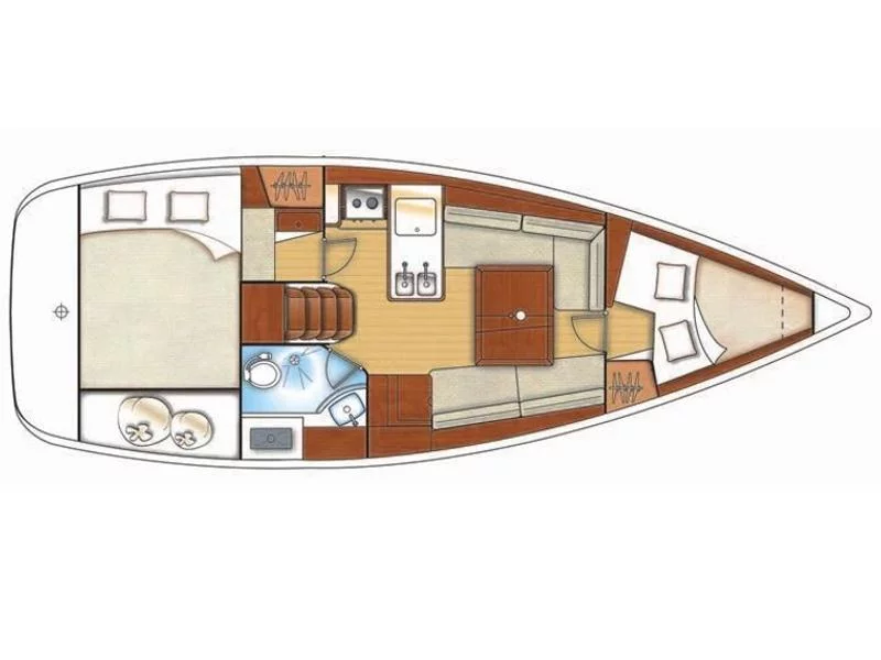 Oceanis 31 (Bejby) Plan image - 4