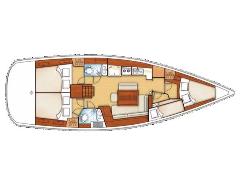 Oceanis 43 (Blue Star II) Plan image - 15