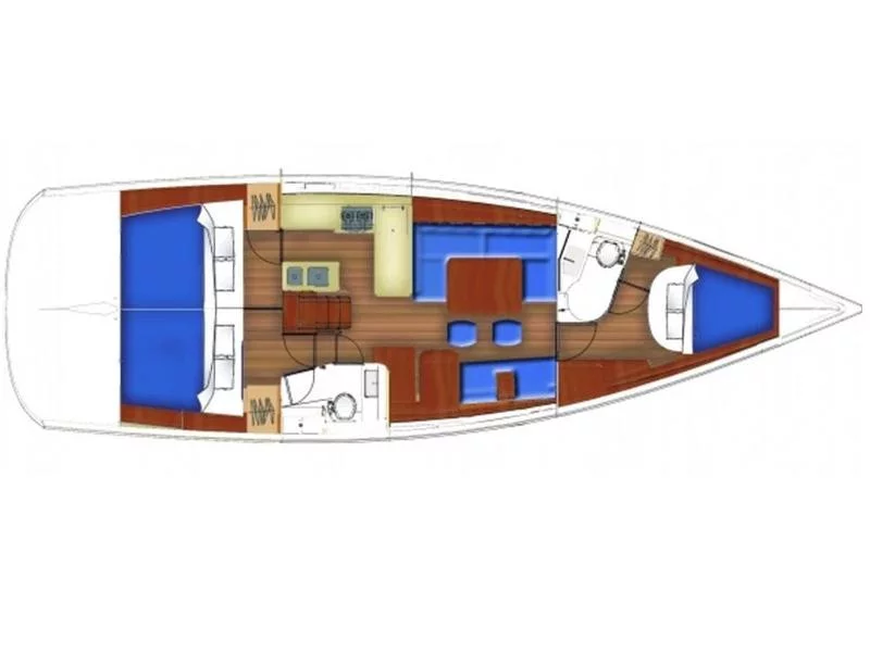 Oceanis 46 (Juliette) Plan image - 9